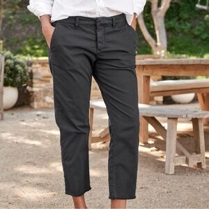 FRANK & EILEEN WICKLOW
The Italian Chino ITALIAN PERFORMANCE TWILL in Black Sz 2